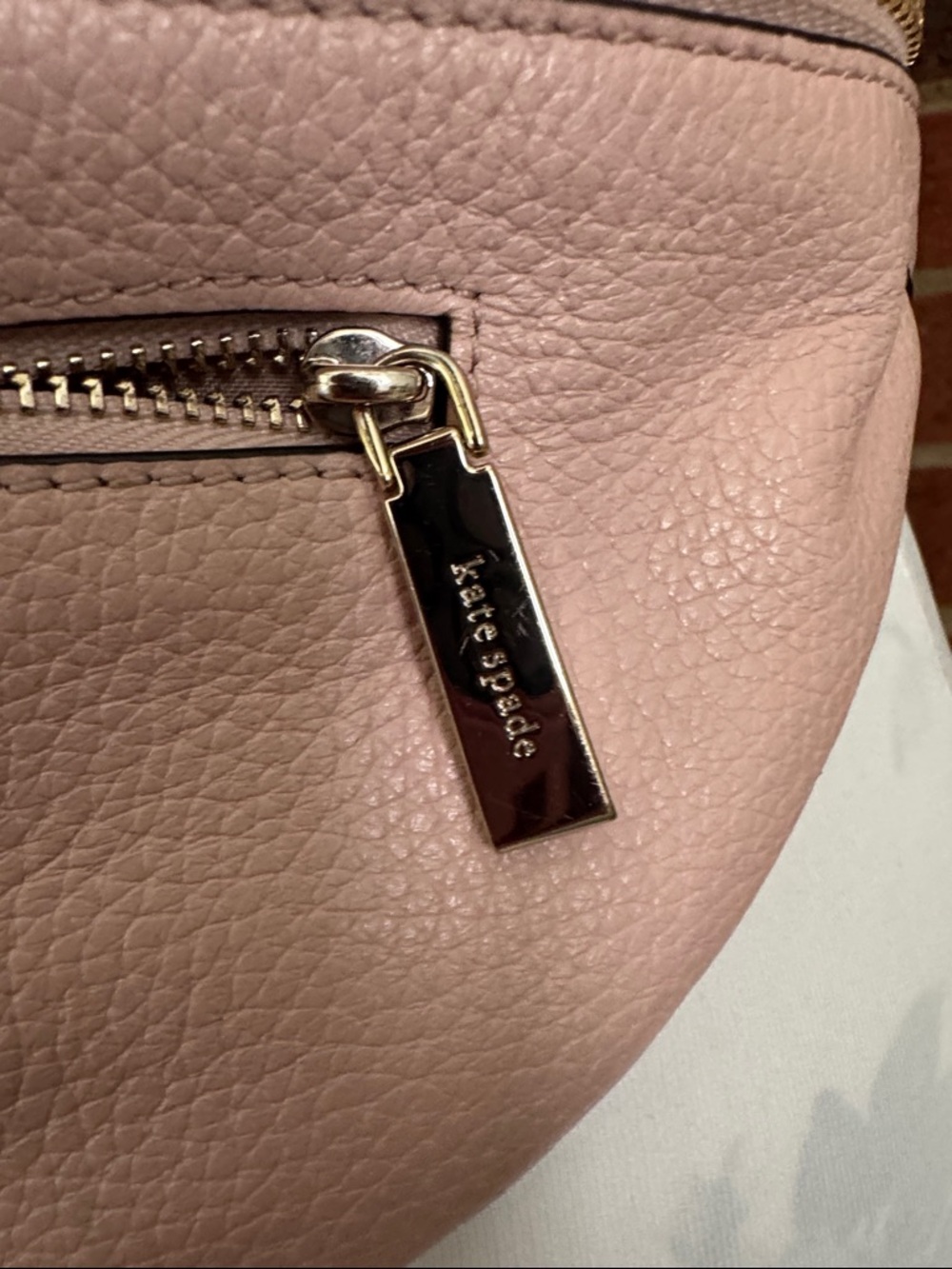 Kate Spade New York Leila Pebbled Leather Crossbody Belt Bag with Gold Hardware - Picture 3 of 11